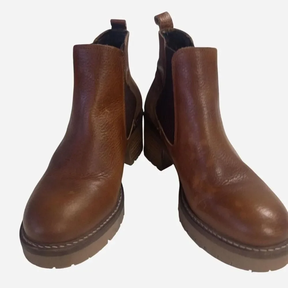 Bullboxer Jessy 2 Leather Chelsea Boots Women's Size 8
